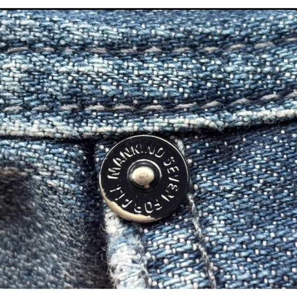 7 For All Mankind Women’s Size 28 The Lexie Petite Blue Medium Wash Flare Jeans - Picture 15 of 15